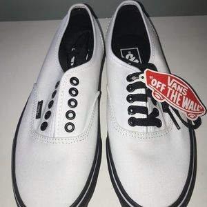 Authentic Black Sole Vans